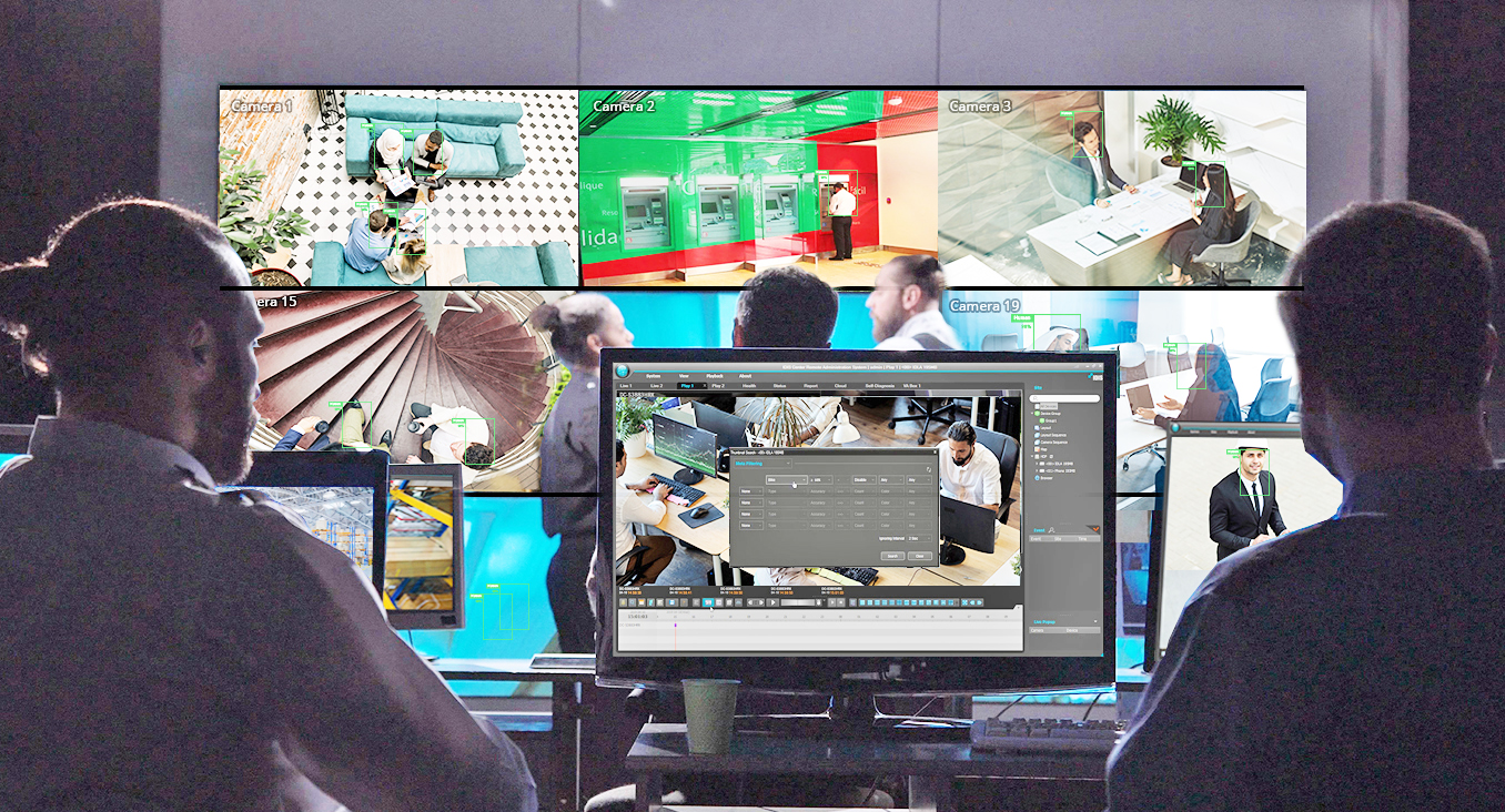 Middle East Centralised Control Room with IDIS Solution Suite VMS