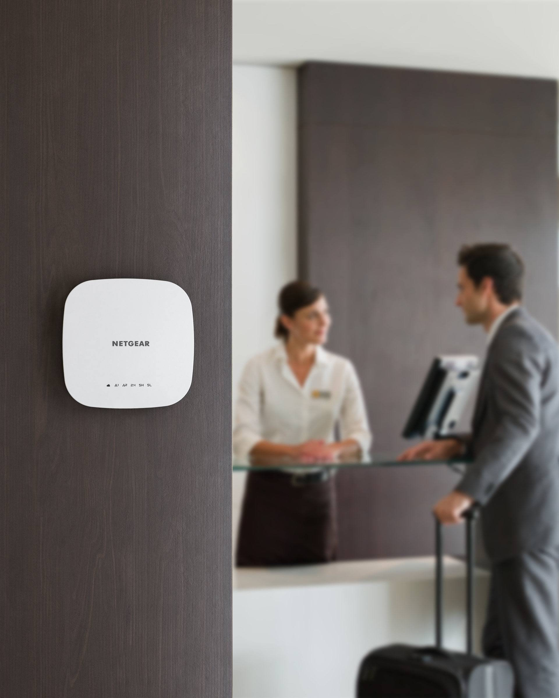 NETGEAR Tech in Hotels.