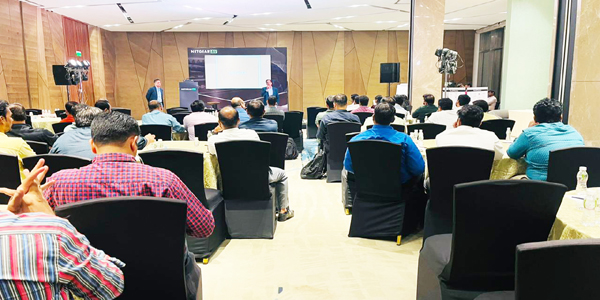 NETGEAR Country Head - Marthesh Nagendra Addresing the Event