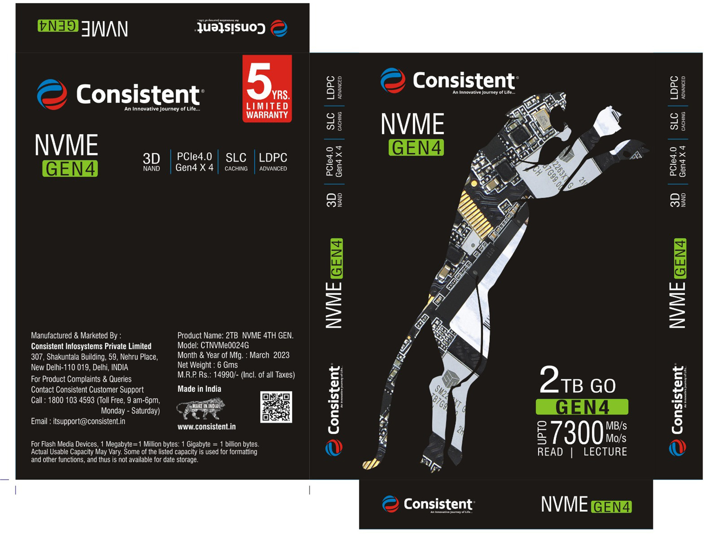 Consistent New NVMe Gen 4 2 TB Launched at Convergence India 2023