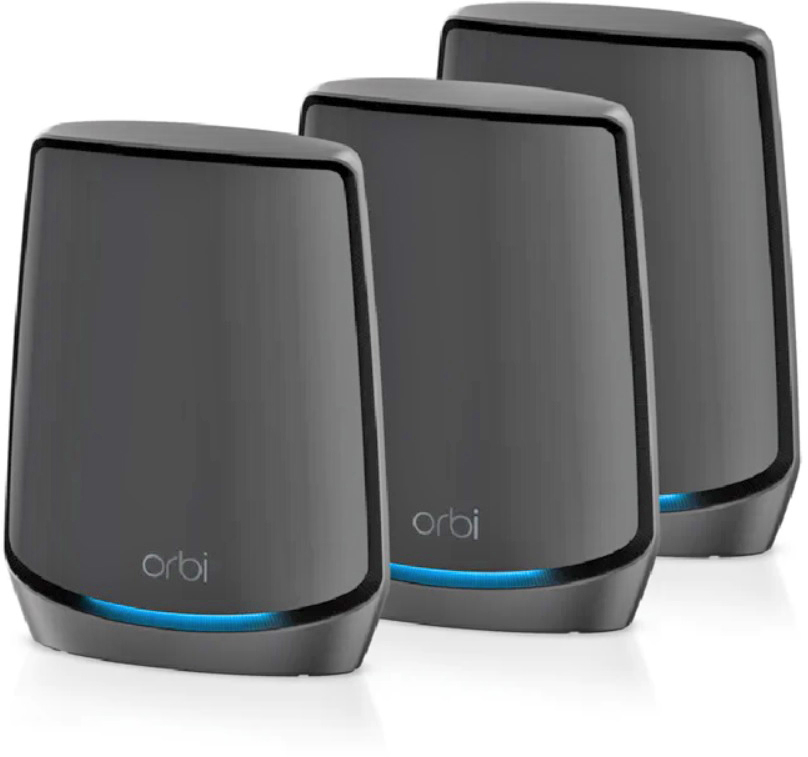 NETGEAR - ORBI RBK863 TRI-BAND 3PC Wi-Fi 6 MESH SYSTEM