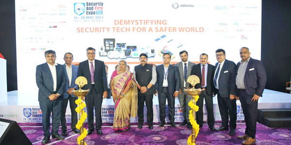 Diginitaries at the Inaugral ceremony of Security and Fire Expo Mumbai organised by Informa Markets in India