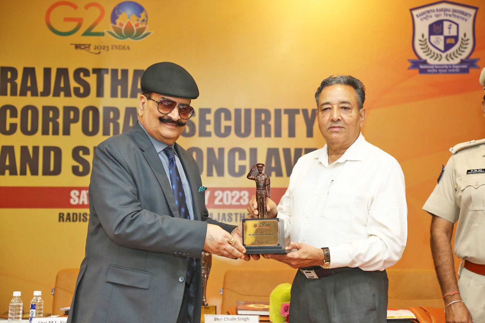 With Chief Guest Sh. M L Kumawat