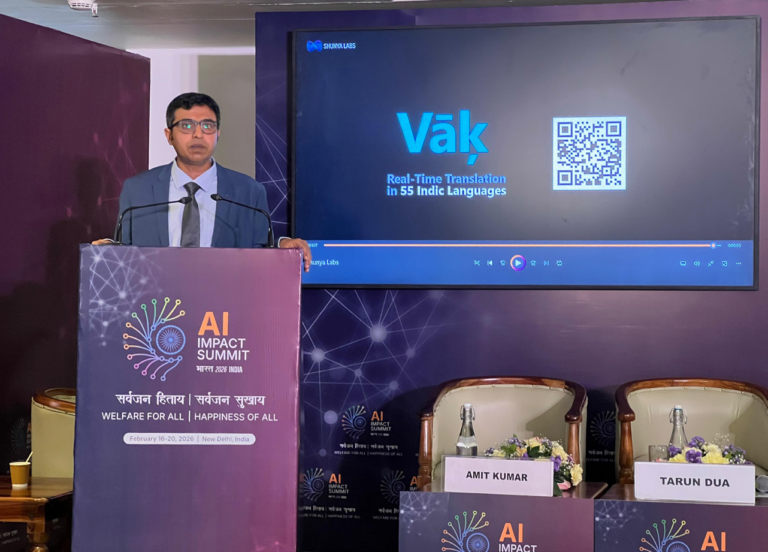 Shunya Labs, in Partnershipwith Nasscom, Launches Vāķ,India’s Largest Open-Weight Voice AI Across 55 Languages
